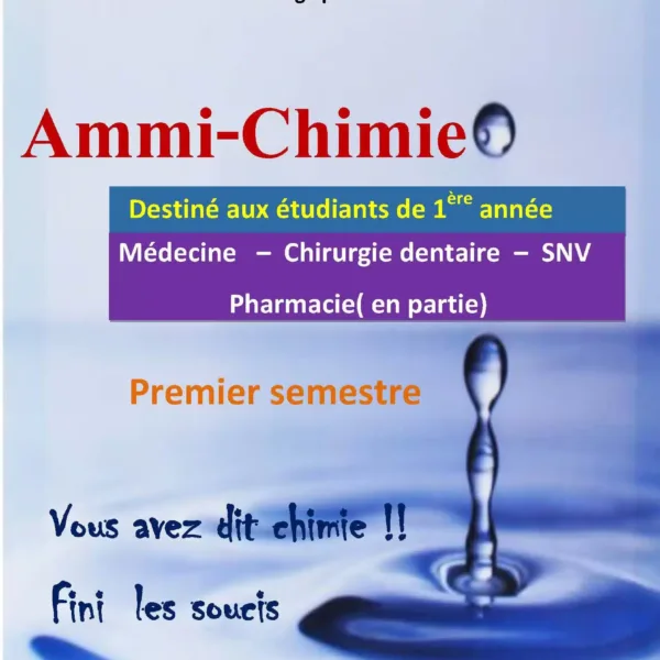 Ammi-Chimie S1 Medecine, Pharmacie, Dentaire