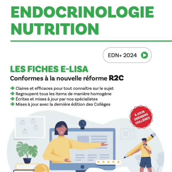 Les fiches E-Lisa Endocrinologie, nutrition 2023 EDN+ R2C