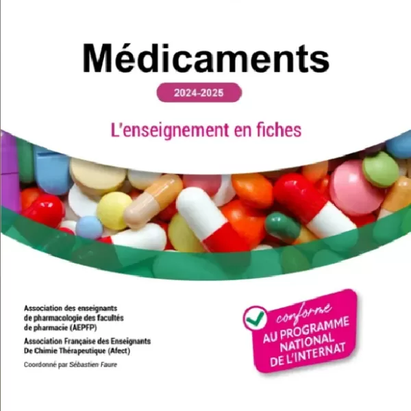 Médicaments L'enseignement en fiches 2nd Edition - 2024-2025
