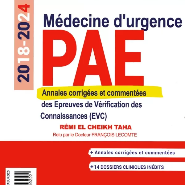 PAE de Médecine d'urgence - 2009 à 2024 - Edition 2025